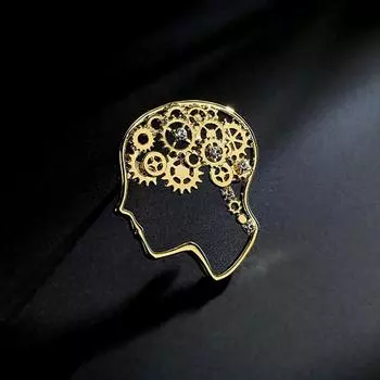 Дизайнерская брошь Sense Time Brain Brooch женская, высококачественная, изящная, антибликовая, брошь-булавка, аксессуары для костюмов