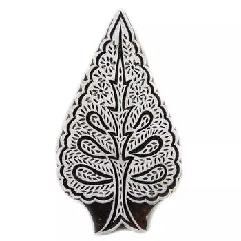 Дизайнерская деревянная ремесленная деревянная традиционная индийская печатная марка 5.5 x 3 x 1 Inches