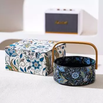 Дизайнерская фруктовая тарелка высокого класса Новогодняя, высокая ценность, для гостиной, кофейный столик, бытовая фруктовая корзина, посуда, тарелка для закусок 800ml