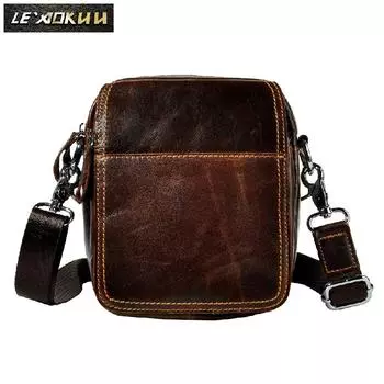 Дизайнерская модная кожаная мужская повседневная многофункциональная дорожная поясная сумка-мессенджер сумка через плечо для мужчин