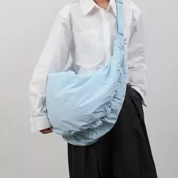 Дизайнерская нейлоновая большая мягкая сумка через плечо для женщин 2024 года, зимний тренд, мода 2020 года, новые сумки под мышками хаки