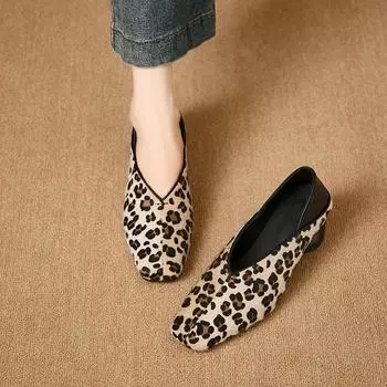 Дизайнерская обувь для женщин 2024 года, повседневная мода, женские туфли-лодочки с квадратным носком, удобные туфли на квадратном каблуке с неглубоким носком 35 чёрный