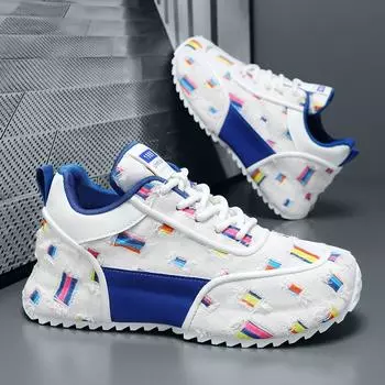 Дизайнерская обувь Мужская обувь класса люкс Модные повседневные кроссовки Тенденции Нескользящая спортивная обувь Обувь для свиданий Прогулочная обувь Оригинальная мужская теннисная обувь 39