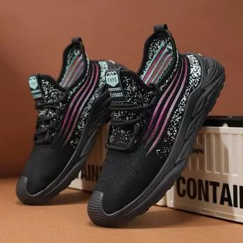 Дизайнерская обувь Xia Guochao Air Conditioning Shoes Высококачественная летающая тканая дышащая спортивная обувь Tide Lace Up Outdoor Casual Coconut Shoes 39 бежевый