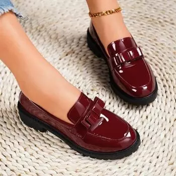 Дизайнерская обувь Женские летние мокасины Повседневная обувь Мэри Джейн Женские туфли для прогулок на открытом воздухе Женские туфли на платформе Buffalo London Shoes Platform 36