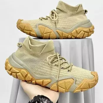 Дизайнерская популярная мужская и женская повседневная спортивная обувь для активного отдыха, дышащие кроссовки, мужские носки для ходьбы на платформе, кроссовки 35