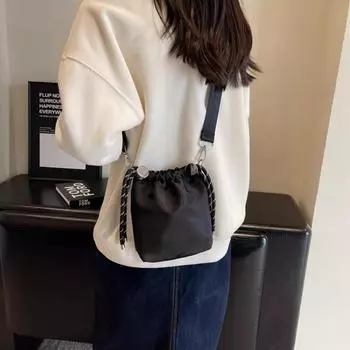 Дизайнерская роскошная сумка Femme Женская сумка Trend Mini Сумка через плечо Сумки через плечо Дизайнерская сумка чёрный