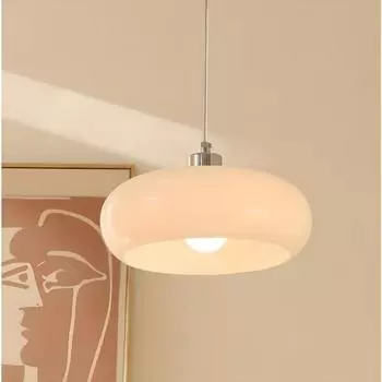 Дизайнерская стеклянная светодиодная люстра, роскошные винтажные ретро-лампы, украшение дома, бар, спальня, декор гостиной, современные светодиодные подвесные светильники D25cm&Warm White