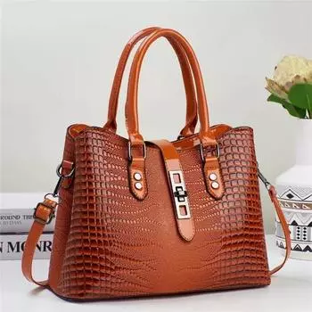 Дизайнерская сумка, женские сумки 2024 года, новые высококачественные брендовые женские сумки через плечо, женские сумки-шопперы, кожаная сумка через плечо 30x12x23cm