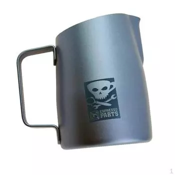 Дизайнерская вспениватель молока из нержавеющей стали для эспрессо-машин, вспенивателей, латте-арта, 420 мл