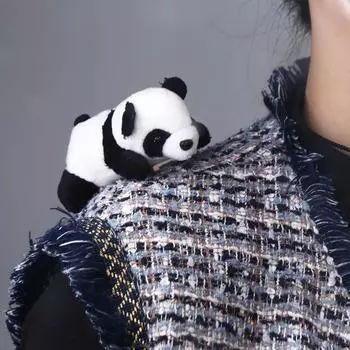 Дизайнерская заколка для волос Wash Face Головной убор в китайском стиле Панда Ободок Брошь Женские аксессуары для волос B-Hair Rope