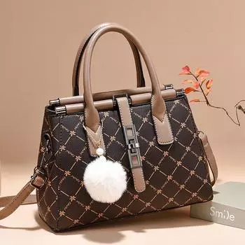 Дизайнерская женская сумка с ретро-принтом, женская модная сумка через плечо, кожаная сумка-мессенджер, женские сумки