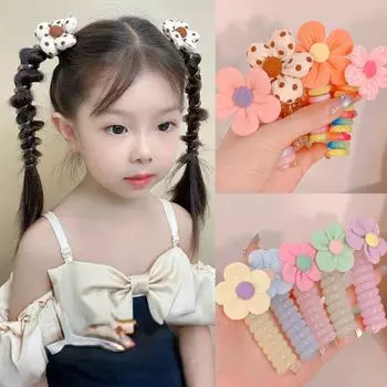 Дизайнерские эластичные резинки для волос с хвостиком, резиновые резинки для волос, резинки для волос, аксессуары для волос с телефонным проводом, женская повязка на голову