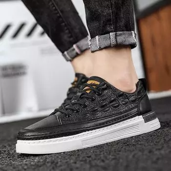 Дизайнерские белые туфли для мужчин с крокодиловым узором, мужские кроссовки, повседневные лоферы, мокасины без застежек для мужчин 39