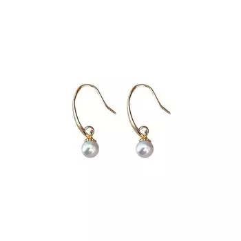 Дизайнерские чувственные серьги для женщин, бусины, серьги, ретро-новый стиль, простые, маленькие, французский стиль