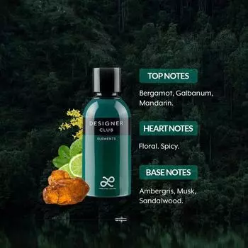 Дизайнерские клубные элементы от Perfume Lounge Мужская парфюмерия | Премиум-парфюм| Подходит для любого случая | Парфюм для свидания, Идеальный подарок для мужчины 100мл 100ML