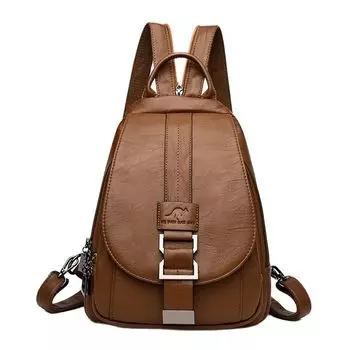 Дизайнерские многофункциональные рюкзаки для женщин, модные кожаные рюкзаки с защитой от кражи, школьные сумки большой вместимости для девочек-подростков