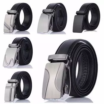 Дизайнерские мужские браслеты, роскошный мужской кожаный ремень с автоматической пряжкой, золотой ремень для брюк 110cm