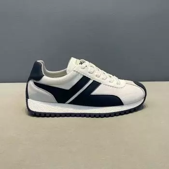 Дизайнерские мужские кроссовки, роскошные кроссовки на платформе, мужская мода, нескользящая спортивная обувь, толстая подошва, дышащая, мужская теннисная обувь, новая 39 белый