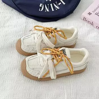 Дизайнерские сетчатые легкие кроссовки на платформе для женщин, модная весна-осень, мягкая подошва, повседневная спортивная женская обувь 35