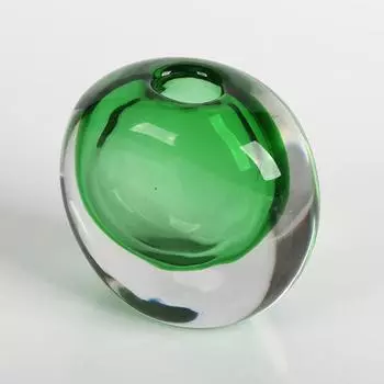 Дизайнерские стеклянные вазы, креативные разноцветные цветочные композиции для гостиной, современные легкие роскошные аксессуары для прихожей Grey Glass Flower M07558