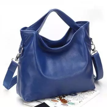 Дизайнерские сумки из натуральной кожи для женщин, сумки через плечо, женская сумка-хобо, модная большая сумка-мессенджер коричневый