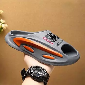 Дизайнерские тапочки, шлепанцы для косплея, женские, не кожаные, повседневные, черные, сандалии на платформе, быстросохнущие, женская обувь, принт, теннисные туфли Air 36 чёрный