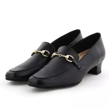 Дизайнерские туфли на каблуке черного цвета 240 HIMIKO/Bit Loafer/605003 чёрный