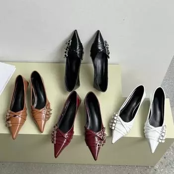 Дизайнерские туфли на высоком каблуке, новые женские темпераментные высококачественные туфли из лакированной кожи, сексуальные маленькие сандалии на шпильке с квадратной головкой 37