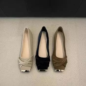 Дизайнерские весенние женские туфли Мэри Джейн с квадратным носком, удобные туфли без застежек, для вечеринок и отдыха, женские туфли 35 коричневый