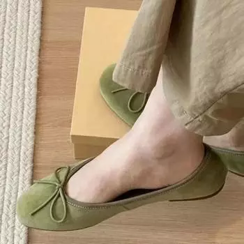 Дизайнерские женские бархатные туфли-лодочки без застежек, модные, элегантные, с бантом-бабочкой, весна-осень, женские, удобные, с мягкой подошвой, туфли Мэри Джейн 35