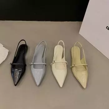 Дизайнерские женские роскошные бархатные мокасины, модные лоферы с острым носком, женские черные балетки на плоской подошве 35 бежевый