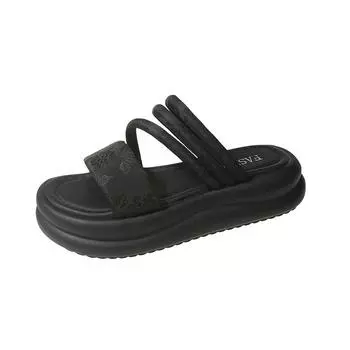 Дизайнерские женские сандалии с открытым носком, летние модные модельные туфли с узкими ремешками, женские сандалии-гладиаторы на платформе и танкетке с ремешком на щиколотке 35 бежевый