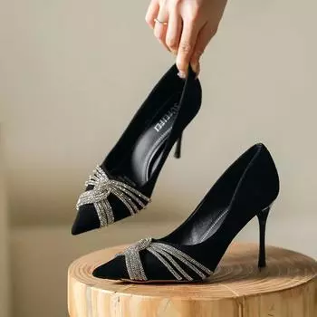 Дизайнерские женские туфли-лодочки, прозрачные одинарные туфли, модные туфли с острым носком для вечеринки и свадьбы, для невесты 34