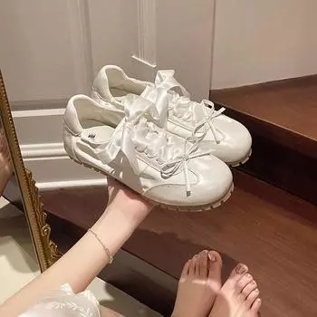 Дизайнерские женские туфли Мэри Джейн, модные туфли с неглубокой бабочкой, женские удобные нескользящие прогулочные туфли 35