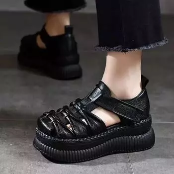 Дизайнерские женские туфли-оксфорды на плоской подошве на платформе Туфли в стиле «Лолита» Брендовые кожаные мокасины Осенняя мода Сандалии Повседневные туфли Zapatos Mujer 35