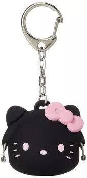 Дизайнерский брелок для ключей Черный xx mimi Hello Kitty Черный P+G Размер: Ш4.4 В4.1 Д2.4см POCHI-Bit PG-34102