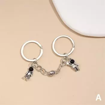 Дизайнерский брелок космонавт звезда магнитная кнопка брелок для ключей космонавт брелки as the picture