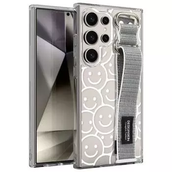 Дизайнерский чехол для Galaxy S24 / Plus / спортивный ремешок с ультра-липучкой