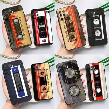 Дизайнерский чехол с кассетной лентой для OPPO Reno 5 Lite 2Z 2F A52 A72 A94 A74 A54 A1K A15 A93 A5 A9 A53 A31 2020, чехол OPPO A83