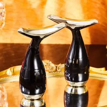 Дизайнерский инструмент для скульптуры лица, электрический лифтинг для лица, массажный инструмент для красоты золотой/зелёный