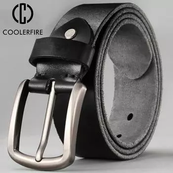Дизайнерский ремень, мужской роскошный модный 100% натуральный цельнозерновой толстый повседневный ремень из натуральной яловой кожи, винтажные джинсы, мягкий ремень TM105 China&95CM чёрный