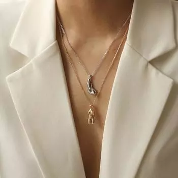 Дизайнерское абстрактное женское тело, бикини, кулон, ожерелье для женщин, боди-арт, ожерелье, колье, ювелирные изделия