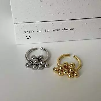 Дизайнерское чувство виноградной нити металлическое открывающееся кольцо женское холодное ветер простое индивидуальное модное темпераментное универсальное кольцо