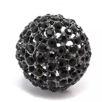 Дизайнерское кольцо Sissi чёрное