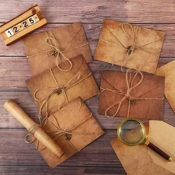 Дизайны Крафт-бумага Классический металлический ключ Письменная бумага Конверты Блокнот Винтажная канцелярская бумага Anchor