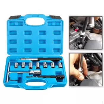 Дизельные форсунки, очиститель седла, плоская развертка, инструмент для ремонта, удаления, запасные части, легко носить с собой