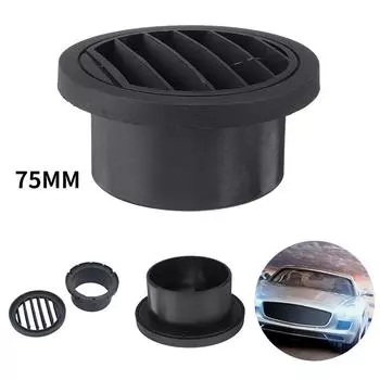 Дизельный воздуховод 75 мм, теплый воздуховод для дизельного обогревателя Webasto Eberspacher чёрный