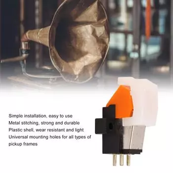 DJ проигрыватель проигрывателей Металлический пластиковый высококачественный металлический пластиковый магнитный картридж для фонокорректора для замены