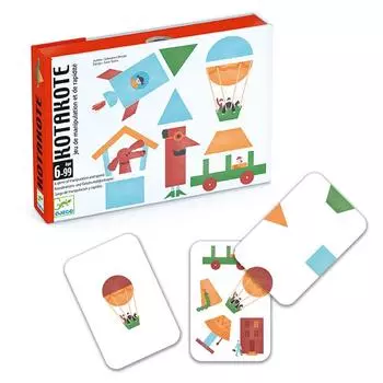 DJECO Jeco Kotakote Карточка для игры в сопоставление картинок Игрушка для наблюдения Развивающая игрушка Подарок для взрослых Милая Стильная игрушка Монтессори 6 лет Рождество Детская